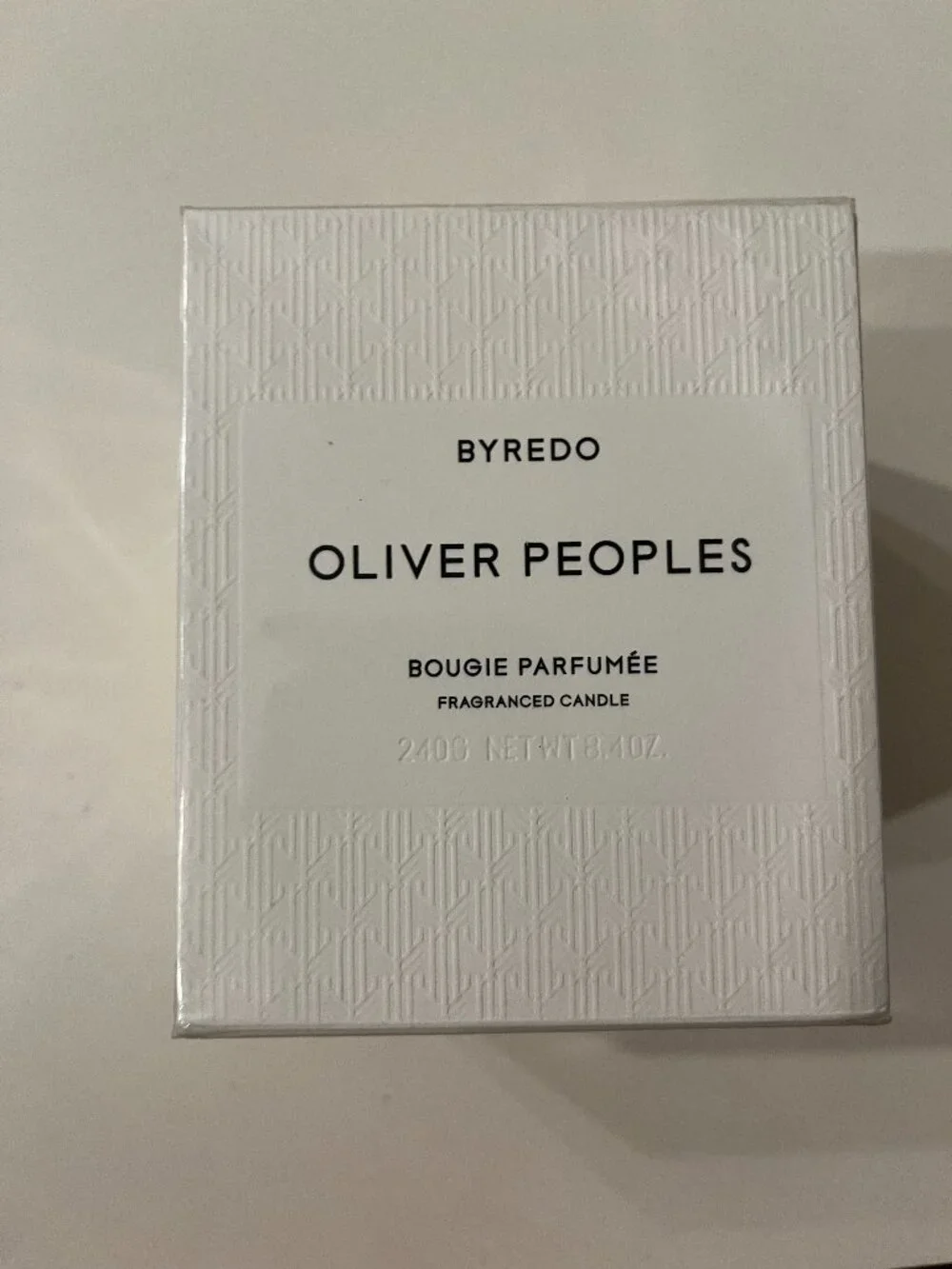 BYREDO x Oliver Peoples Limited Ed Candle 8.4 oz SEALED